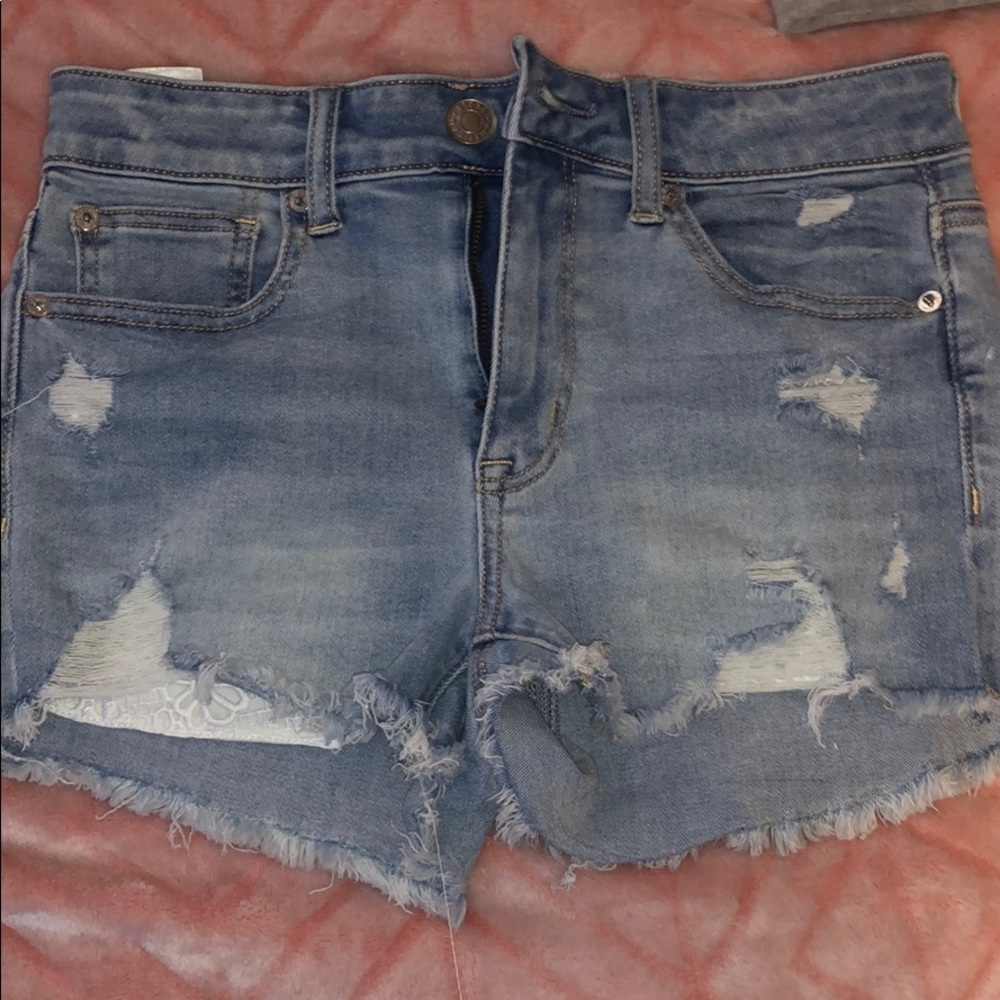 american eagle jean shorts